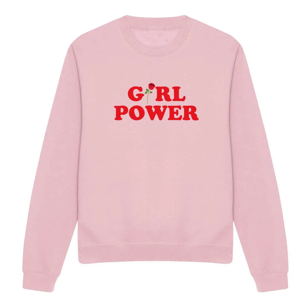 Girl Power Rose Feminist Sweatshirt