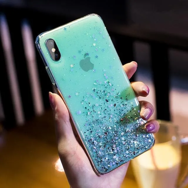 Glitter Stars Phone Case