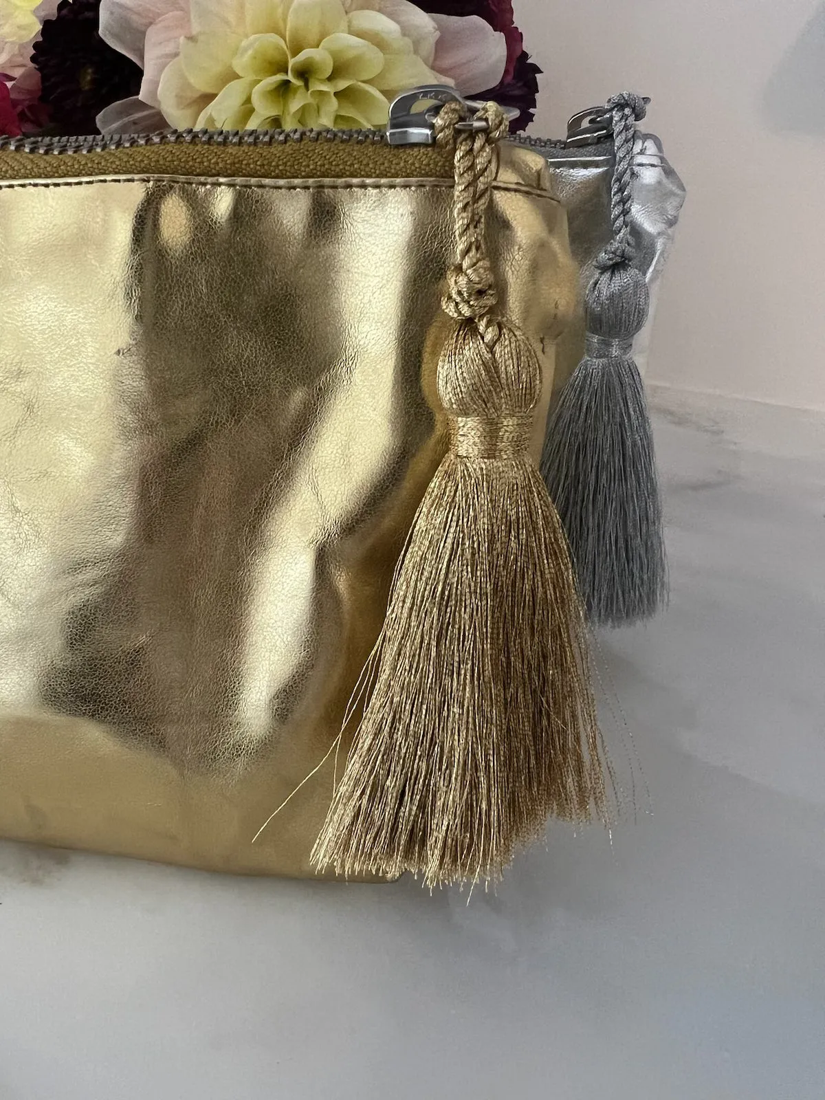 Gold Metallic Hold Me Clutch