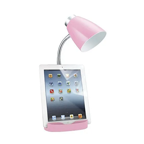 Gooseneck Organizer Tablet Stand/Book Holder Desktop Lamp  (7 colors)