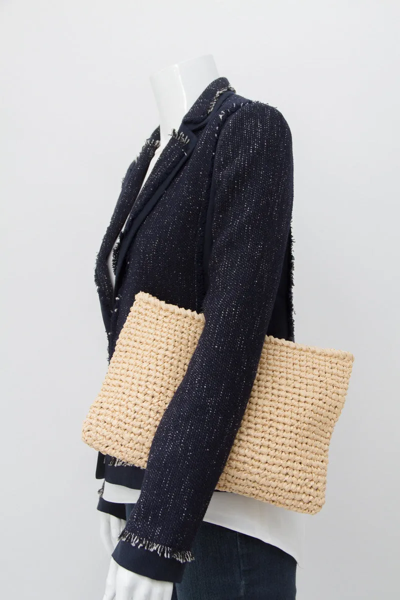 GUNTA RAFFIA CLUTCH