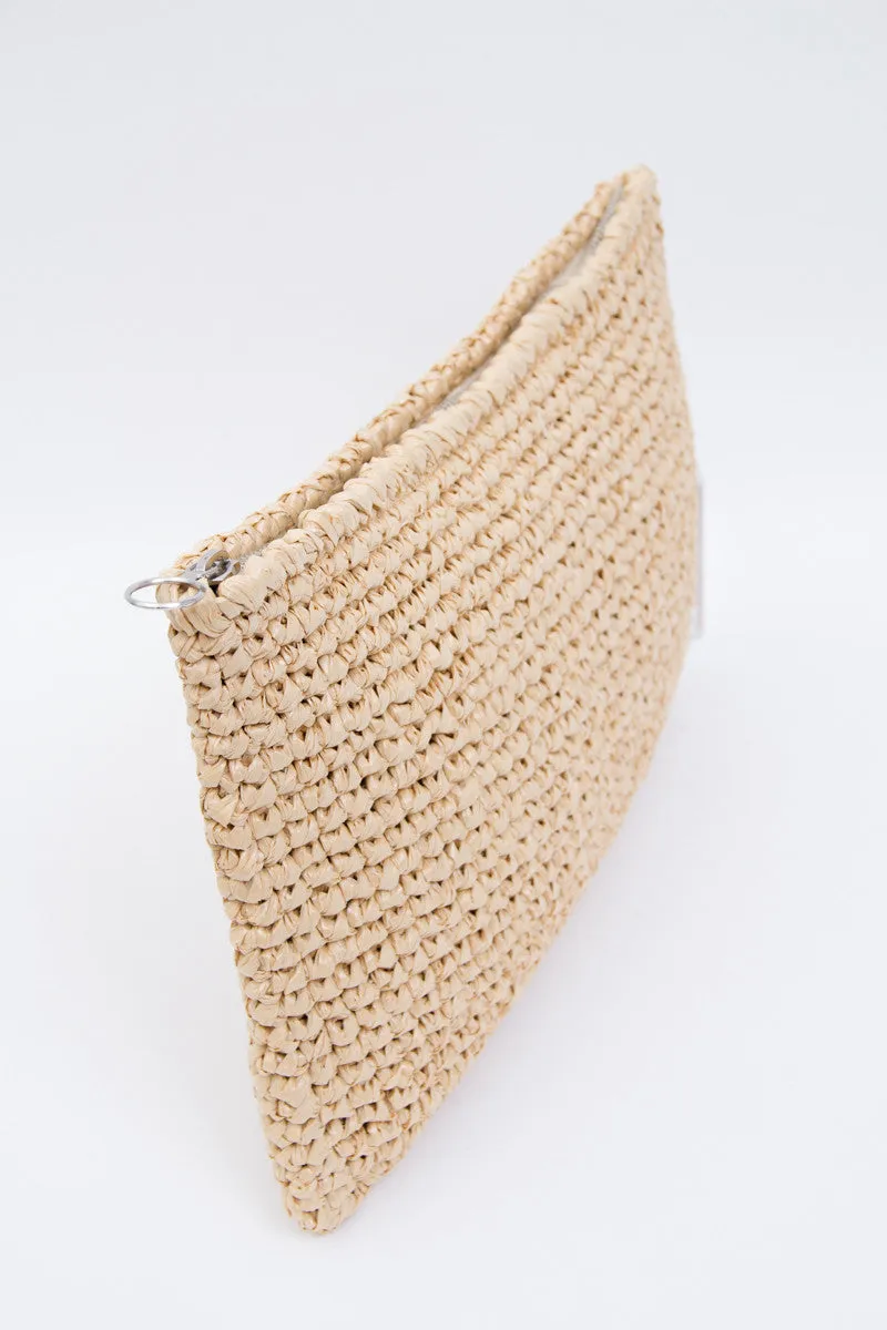 GUNTA RAFFIA CLUTCH