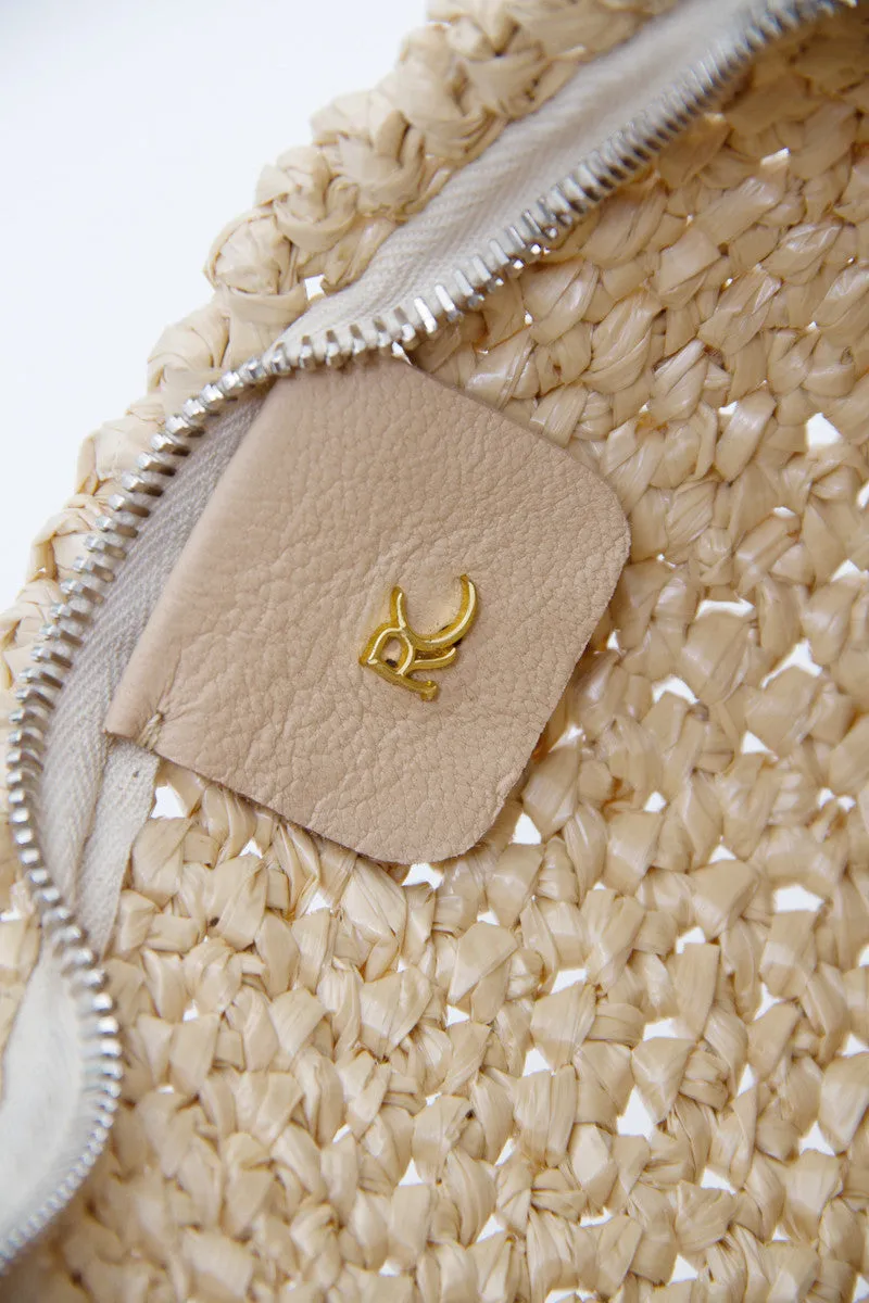 GUNTA RAFFIA CLUTCH