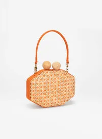 Gustoko - Reid Orange Purse