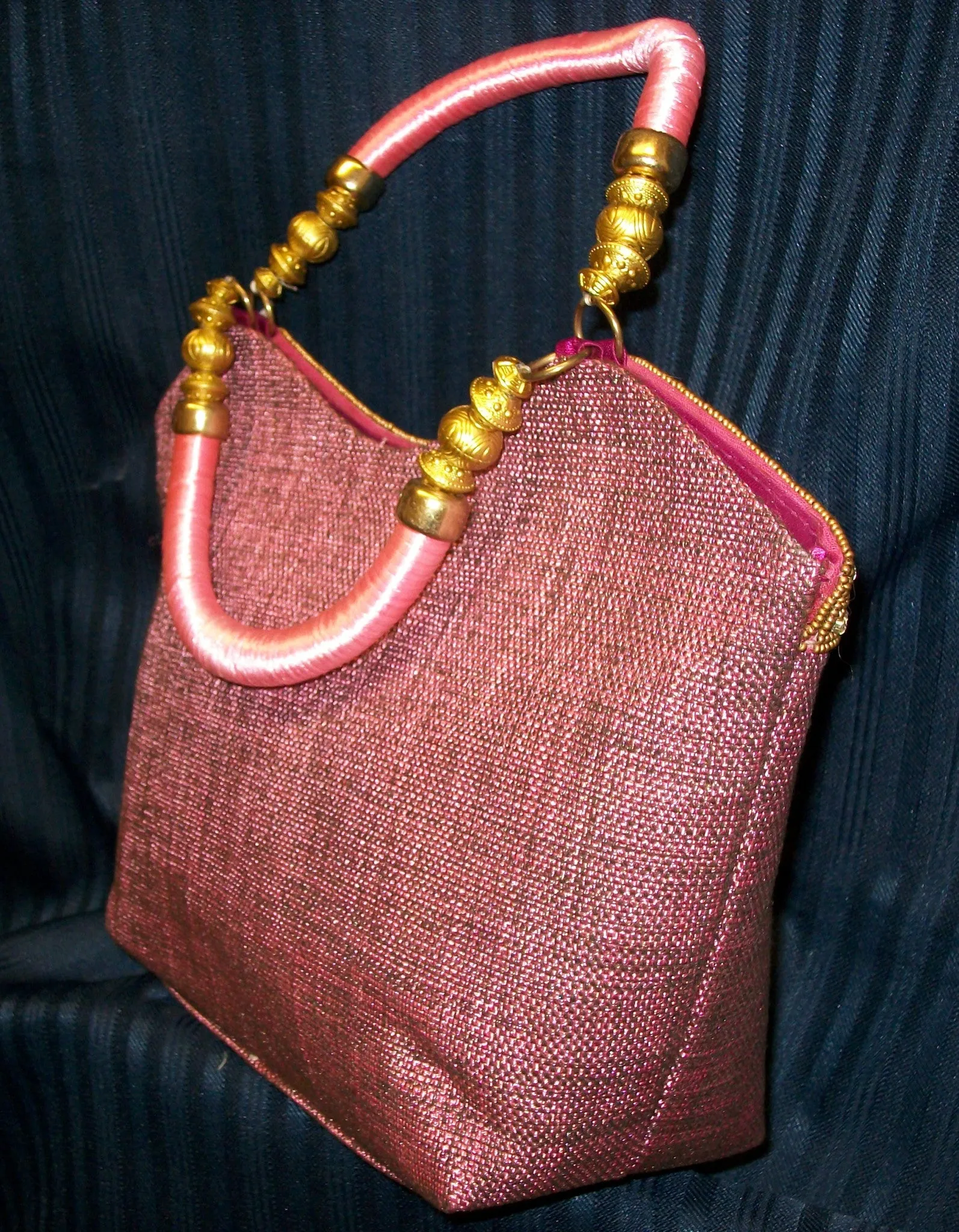 Hand Bag Clutch Pink 4622 Indian Designer Shieno Sarees