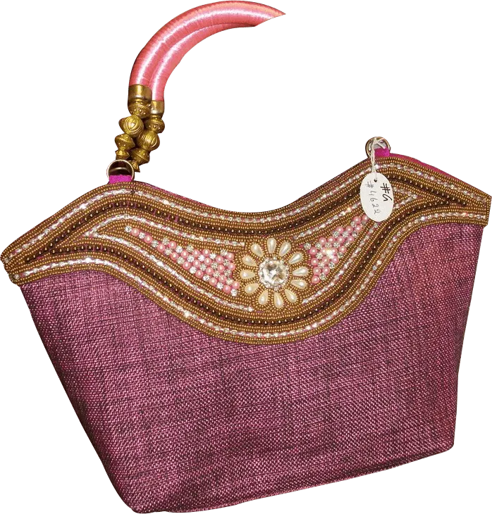 Hand Bag Clutch Pink 4622 Indian Designer Shieno Sarees