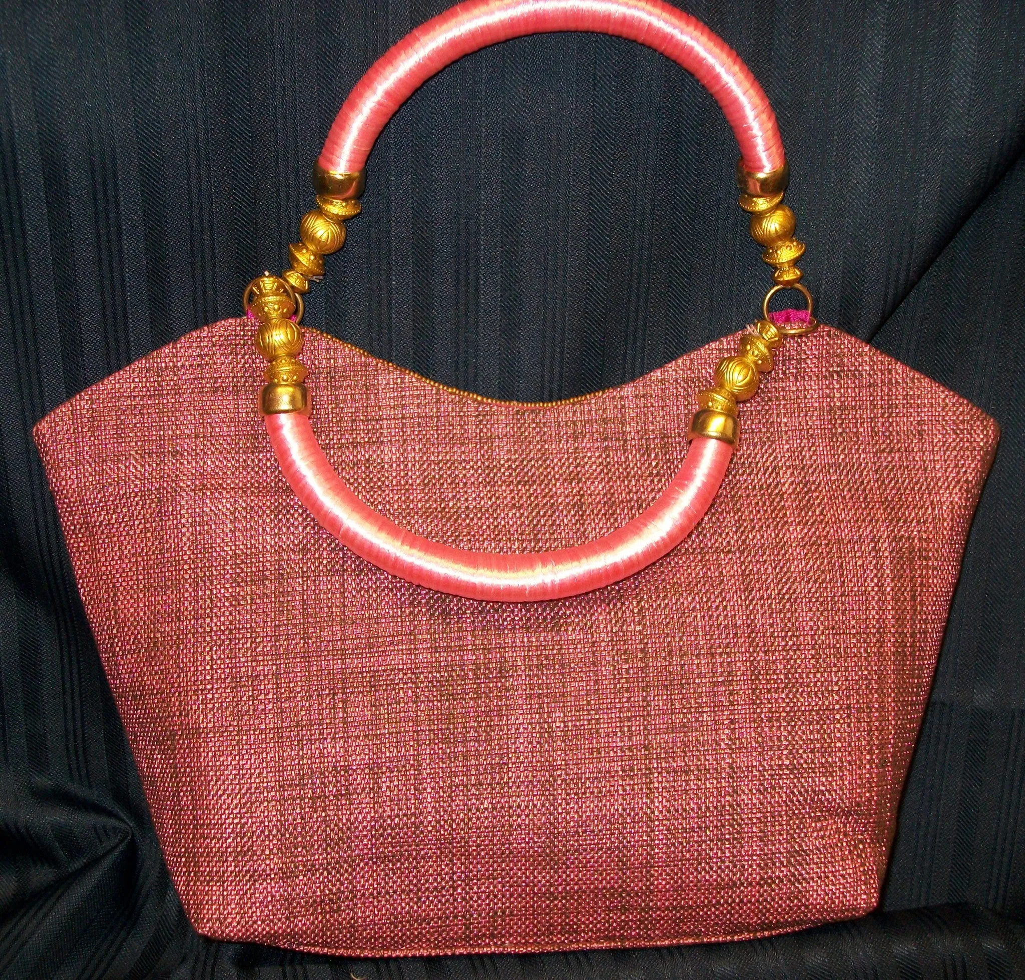 Hand Bag Clutch Pink 4622 Indian Designer Shieno Sarees