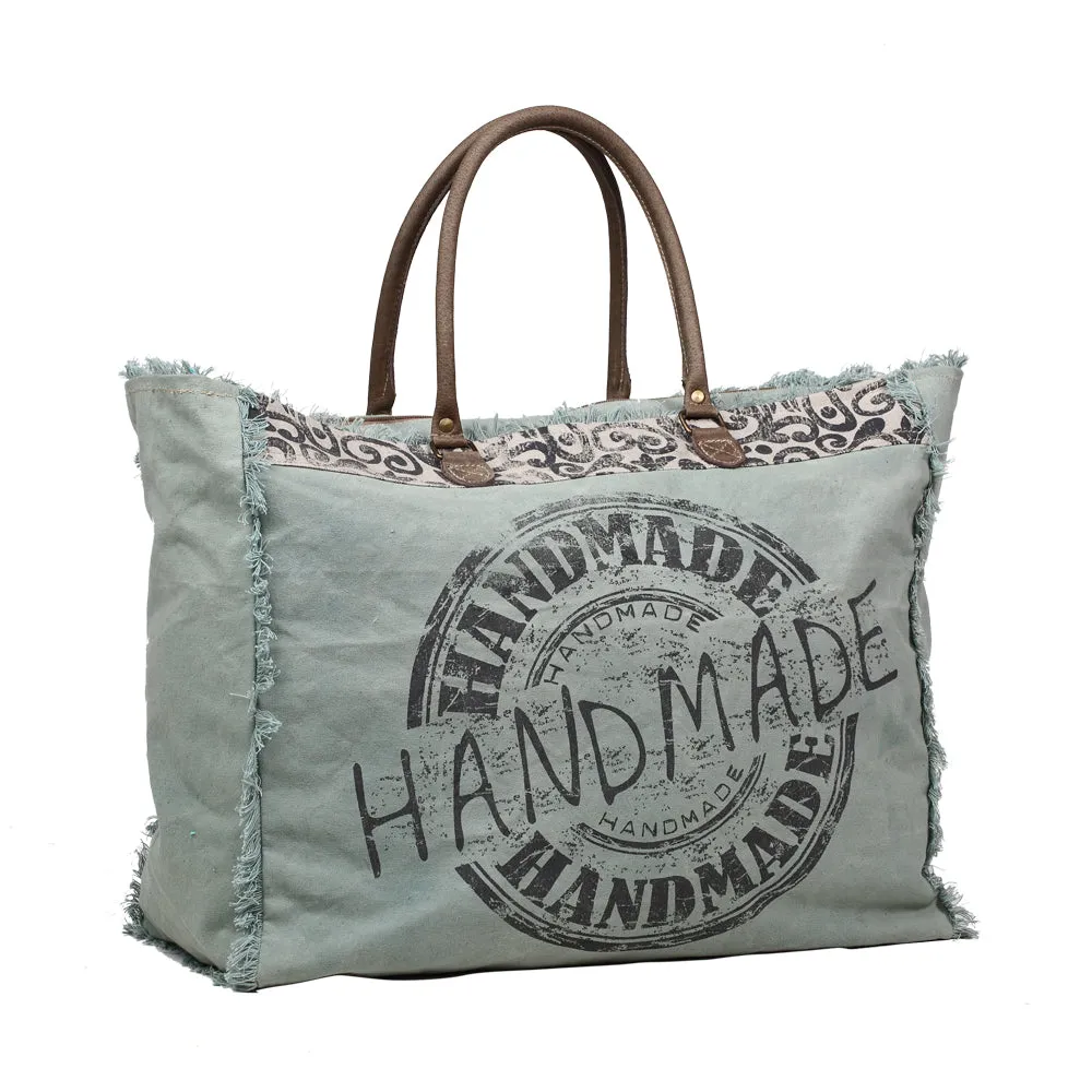 Handmade Print Weekender Bag