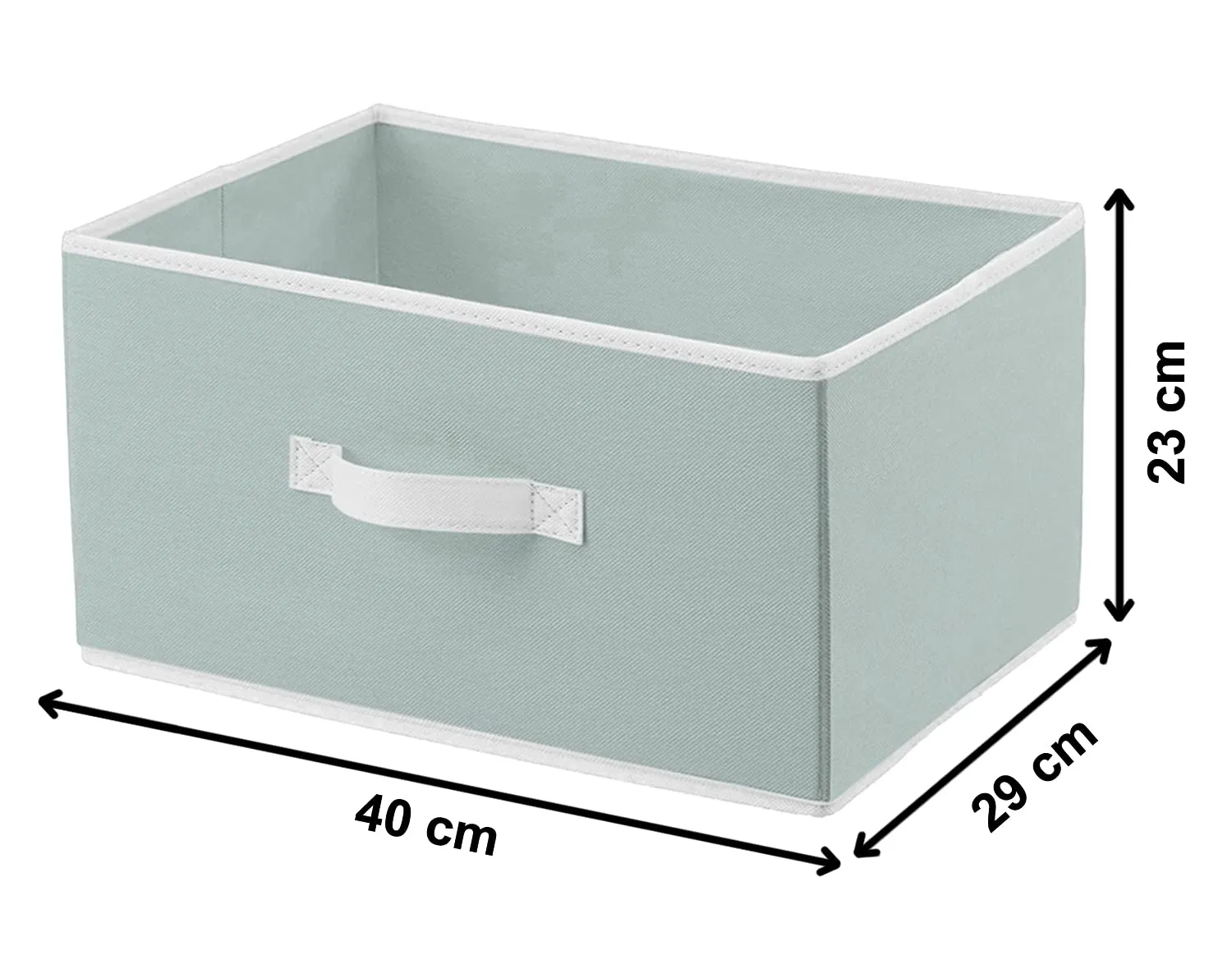 Heart Home Storage Box|Toy Box Storage For Kids|Foldable Storage Box|Pack of 3 (Grey)