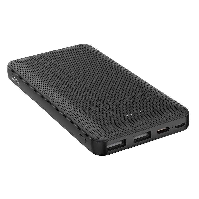 Hoco J48 10000mAh Large Energy Power Bank - Black