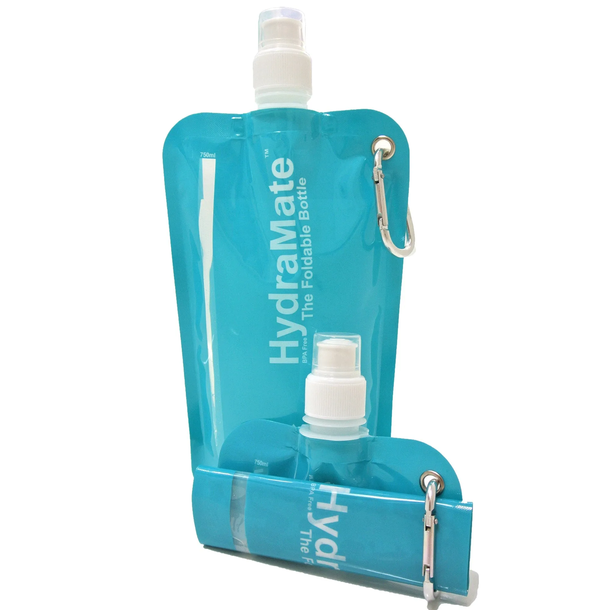 HydraMate Foldable Bottle. Collapsible Water Bottle 750ml