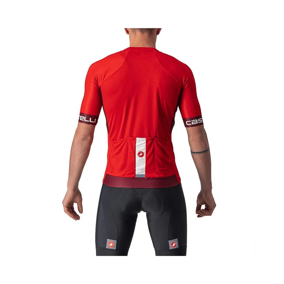 Jersey Castelli Entrata VI Short Sleeve Red