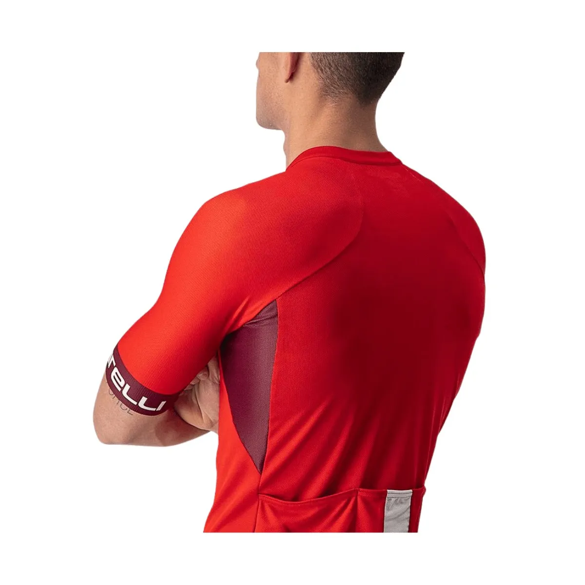 Jersey Castelli Entrata VI Short Sleeve Red