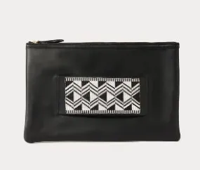 JIAMINI Syokiamu Clutch bag with soft leather