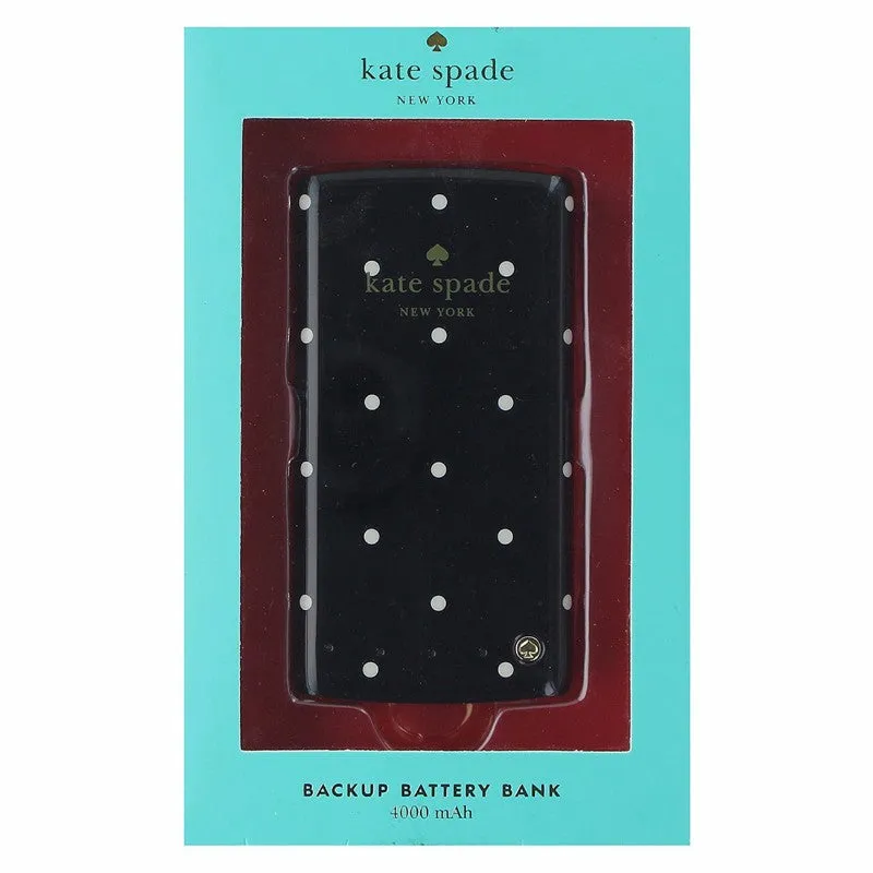 Kate Spade New York Universal 4000mAh Backup Battery Bank - Black / White Dots