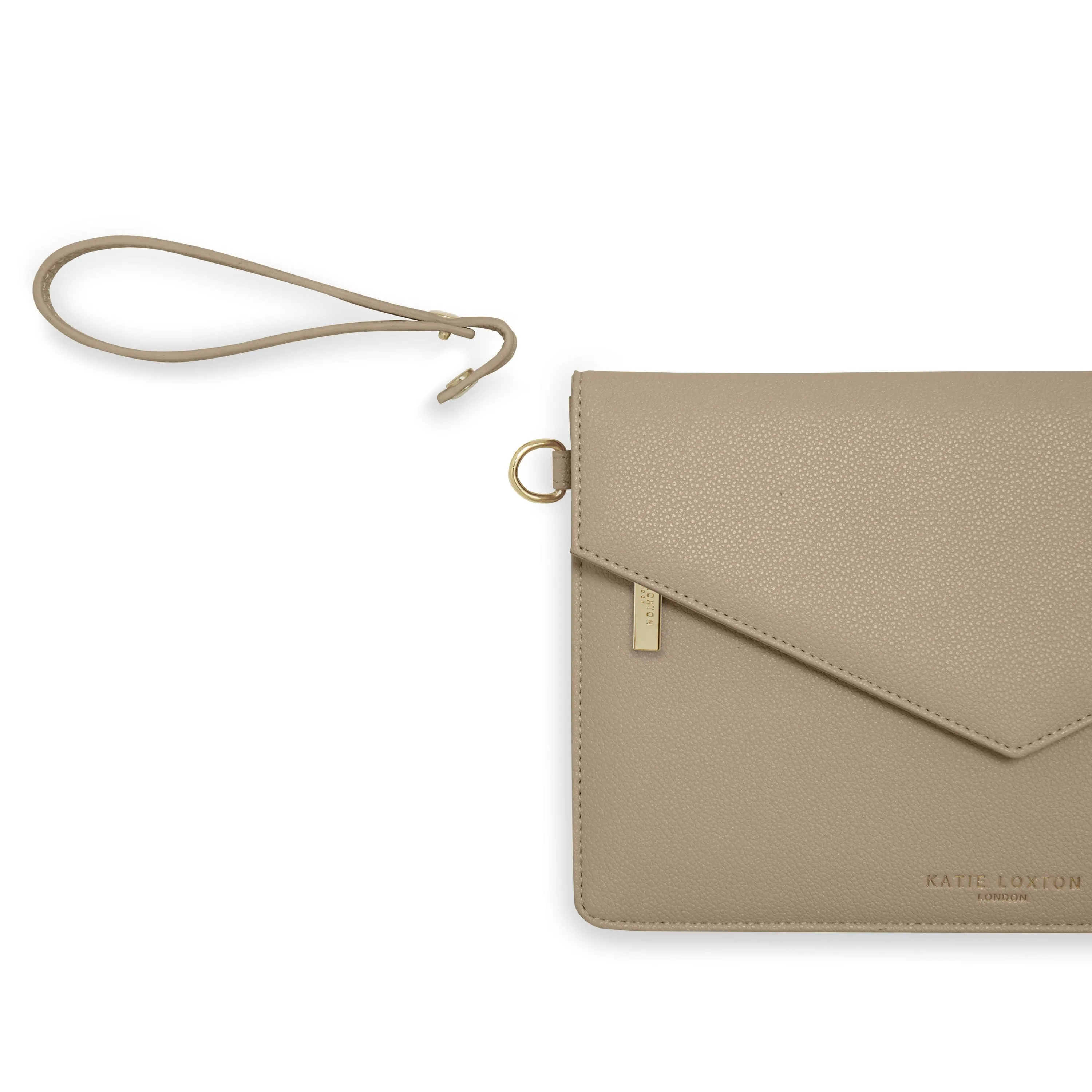 Katie Loxton Esme Envelope Taupe Clutch Bag KLB794 S