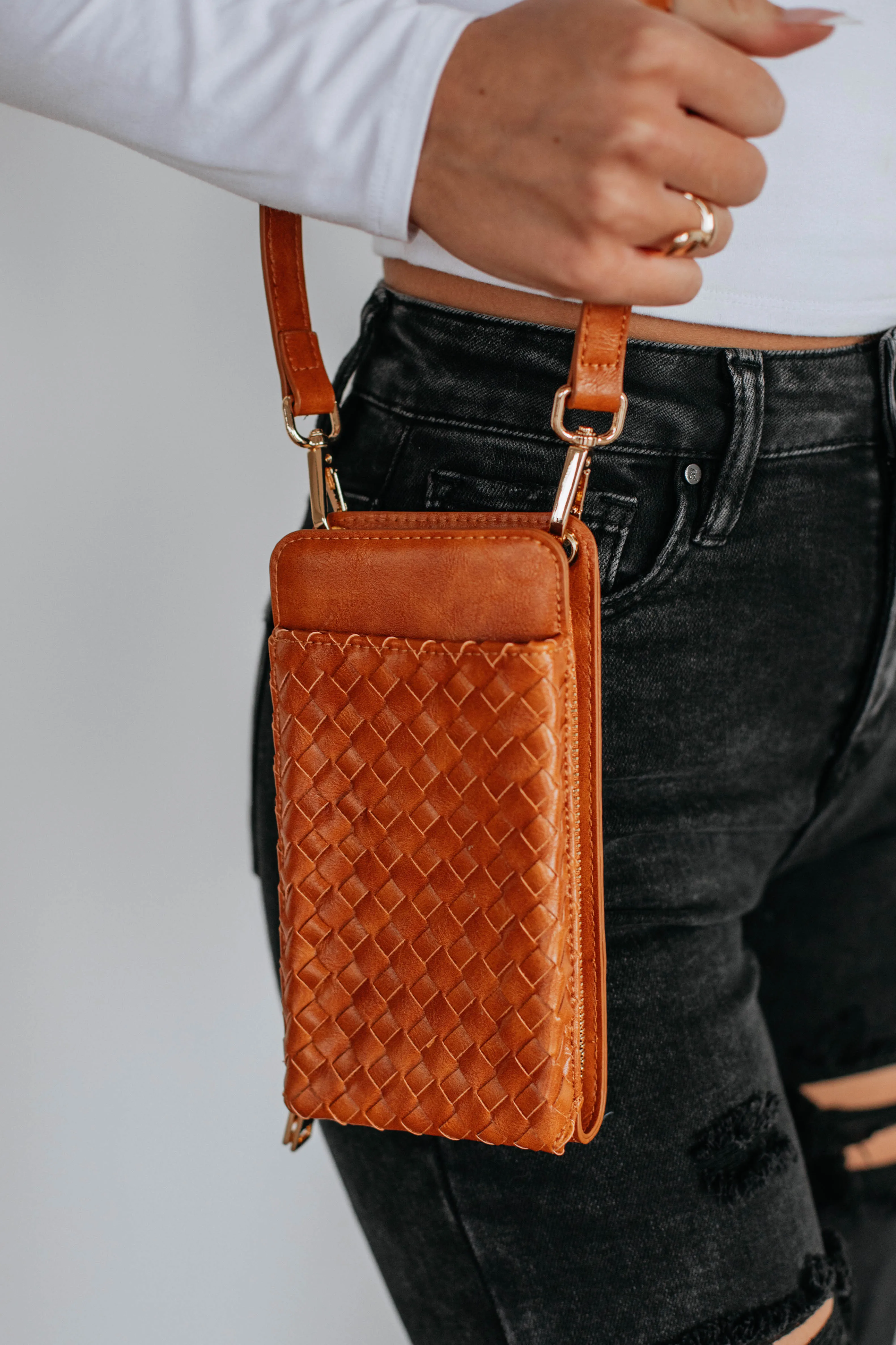 Khailey Double Duty Bag - Cognac