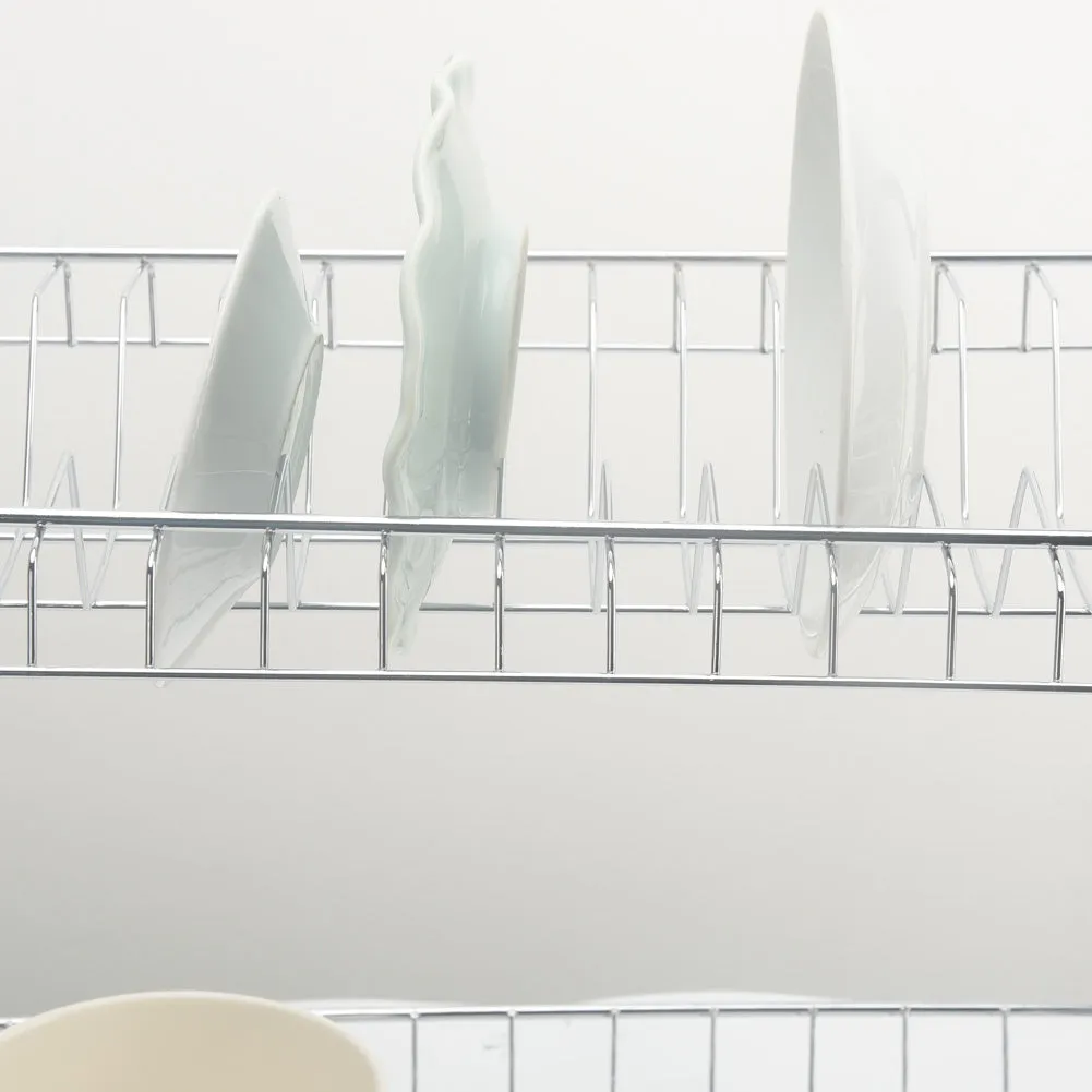 Kitchen Stainless Steel Rack Tableware Organizer