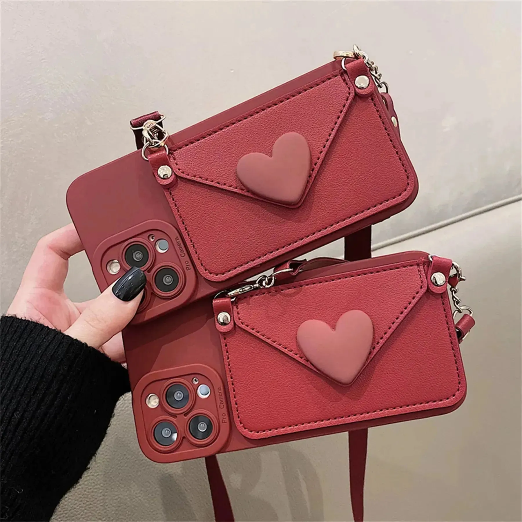 Korean Crossbody Bag Phone Case (For iPhones)