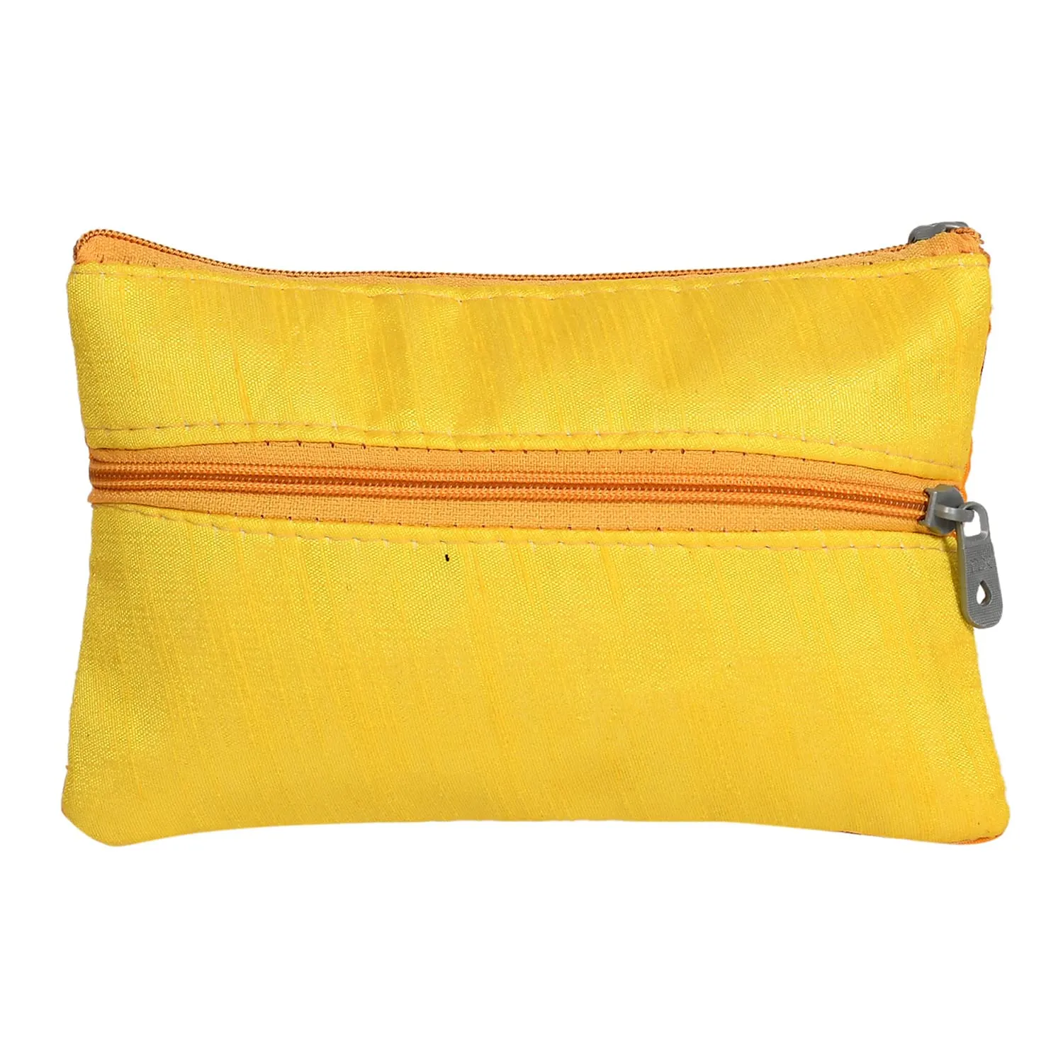 Kuber Industries Polyester Purse For Woman/Girl Set Of 2 (Yellow & Red) 54KM4347