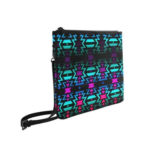 Lake Fire and Sky Slim Clutch Bag