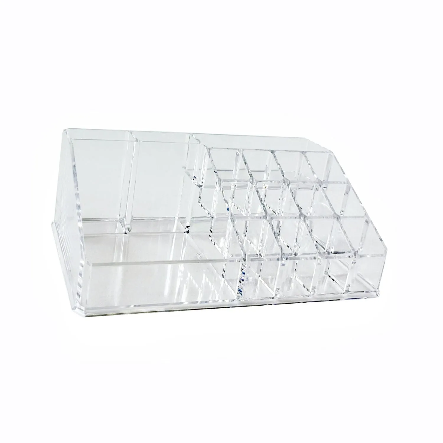 Large Clear Makeup Organizer with 12 Drawers, Space-Saving, GOMINIMO