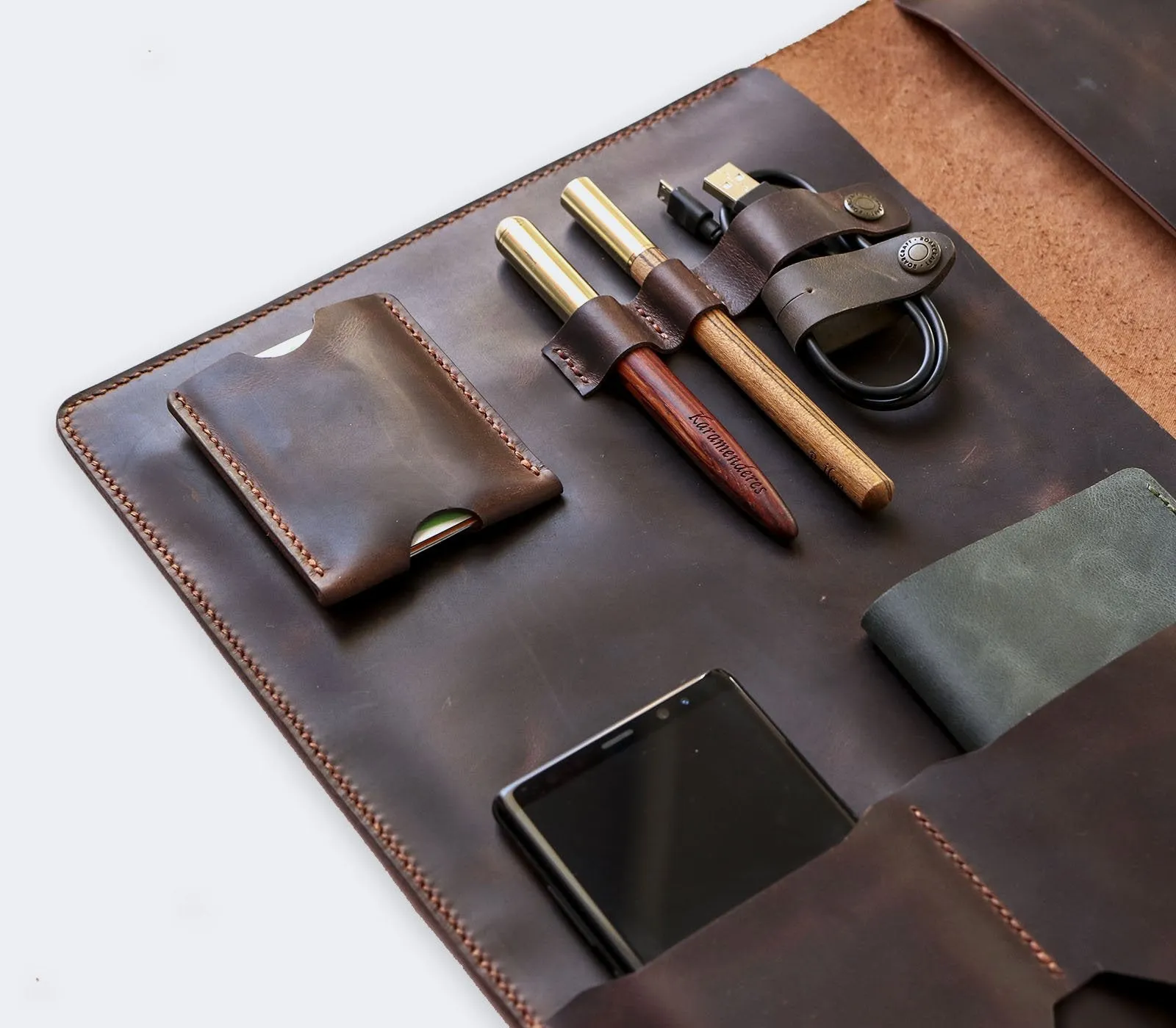 Leather iPad Organizer