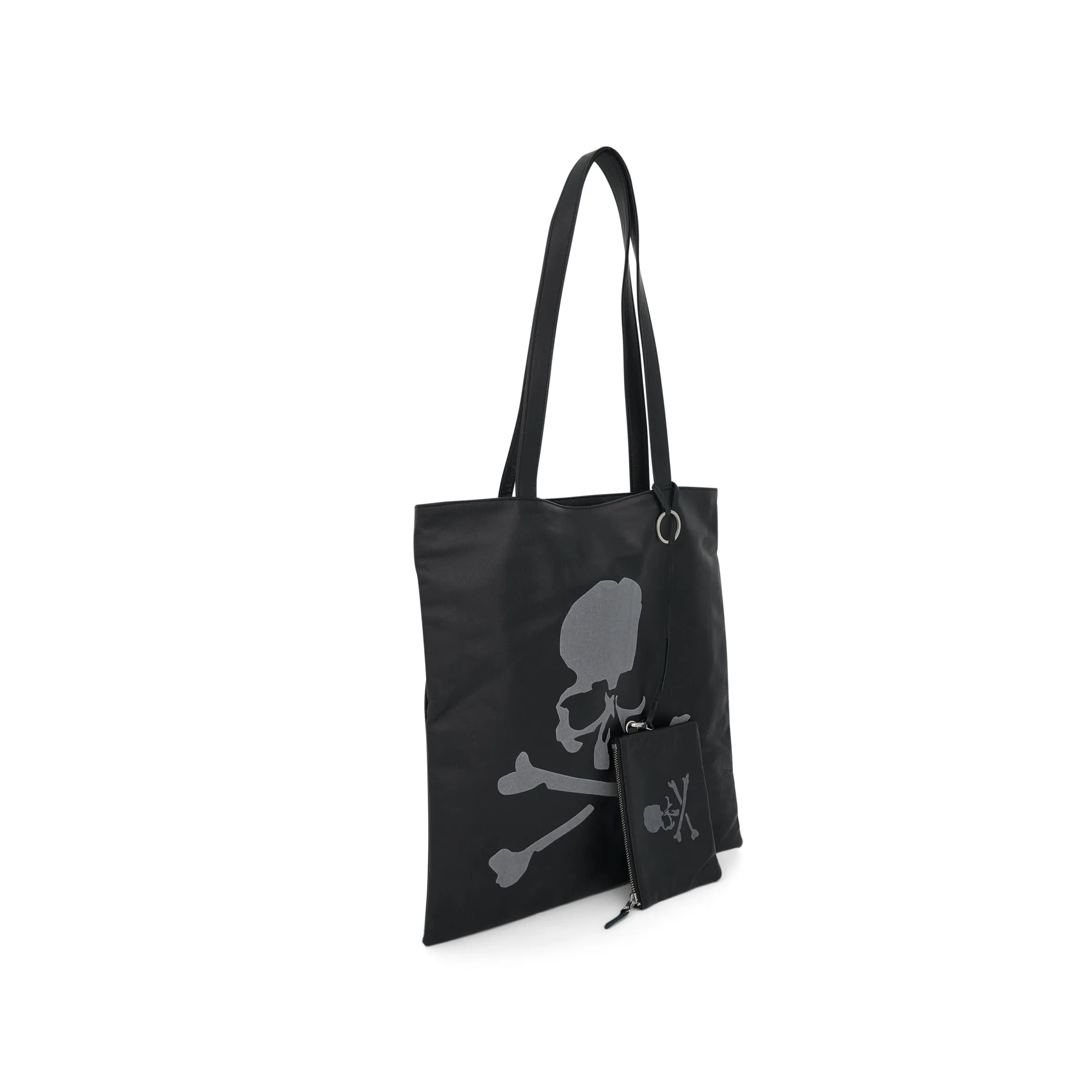 Leather Tote Bag in Black