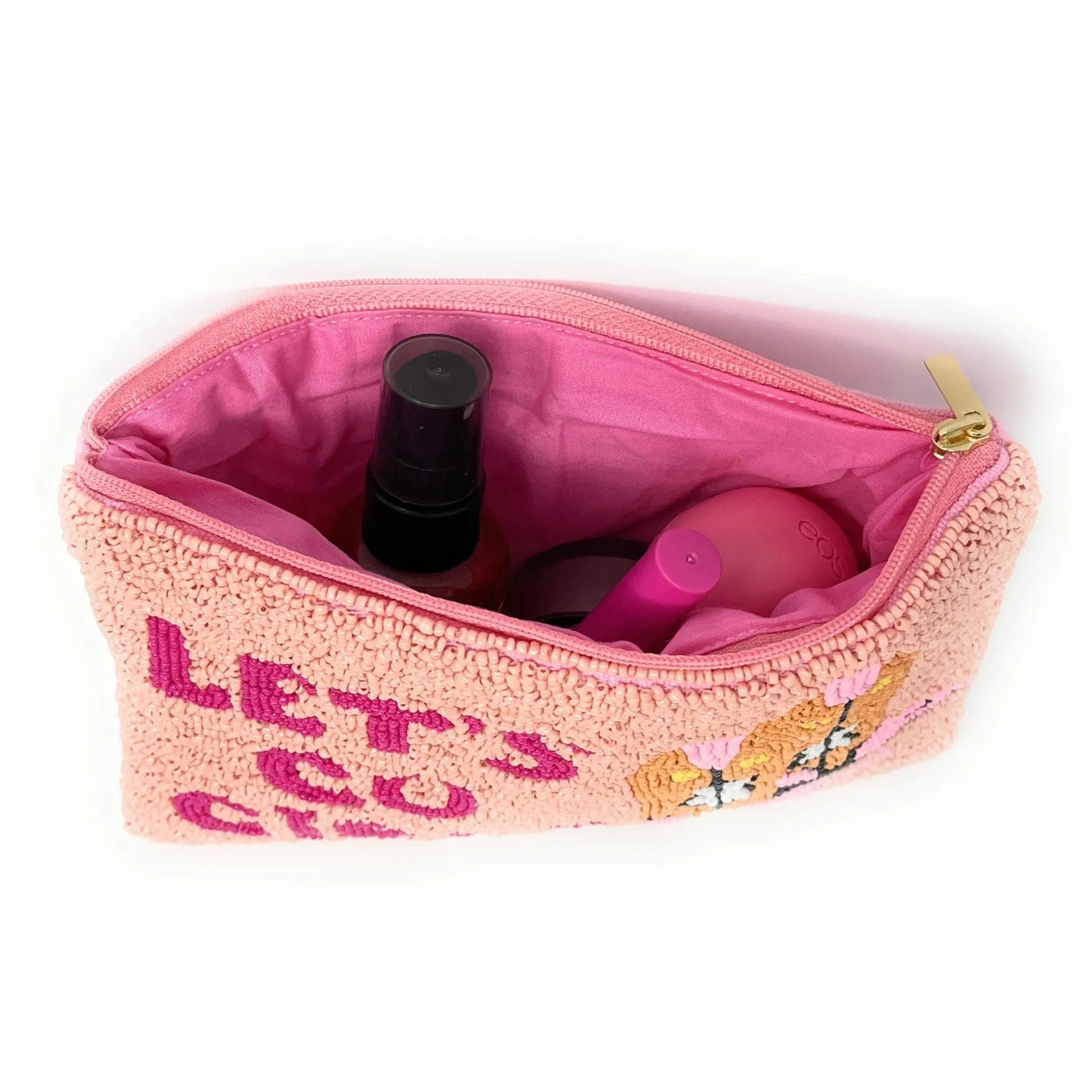 Let's Go Girls Large Beaded Purse