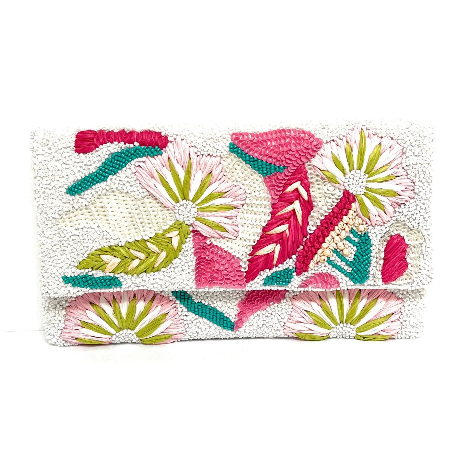 Lilian Beaded Clutch Purse