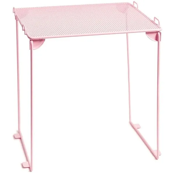 Locker Style 12" Tall Stackable Mesh Shelf (Select Color) Multipurpose Storage holds up to 50 lbs.