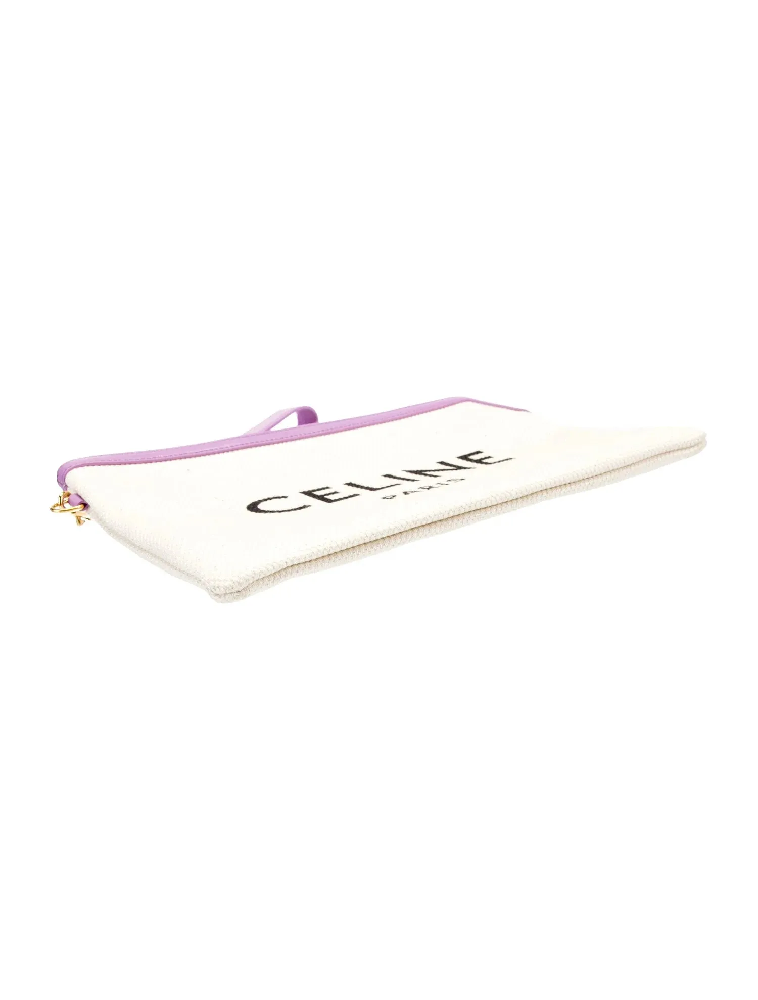 Logo Canvas Clutch