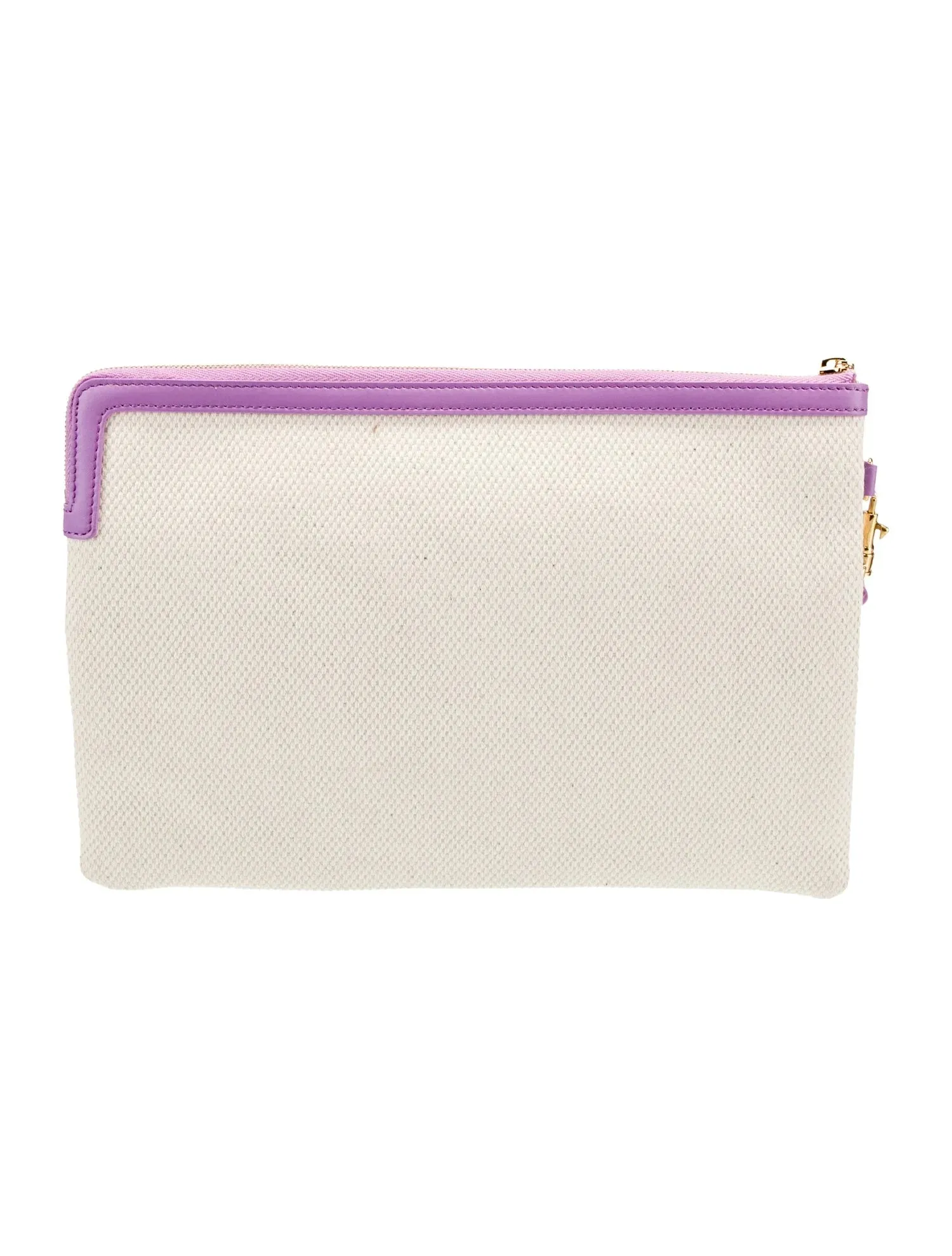 Logo Canvas Clutch