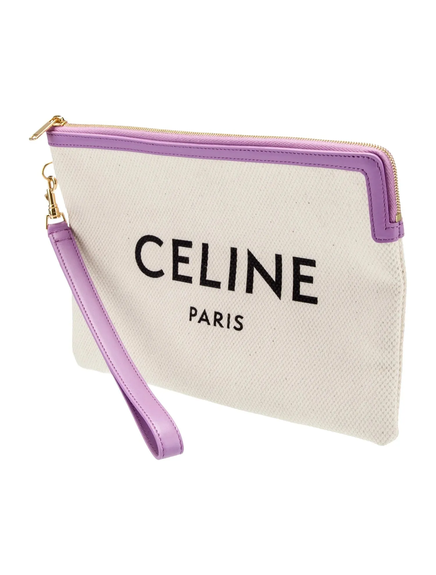 Logo Canvas Clutch