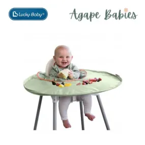 Lucky Baby Diner Tray Apron Bibs For High Chair - Green