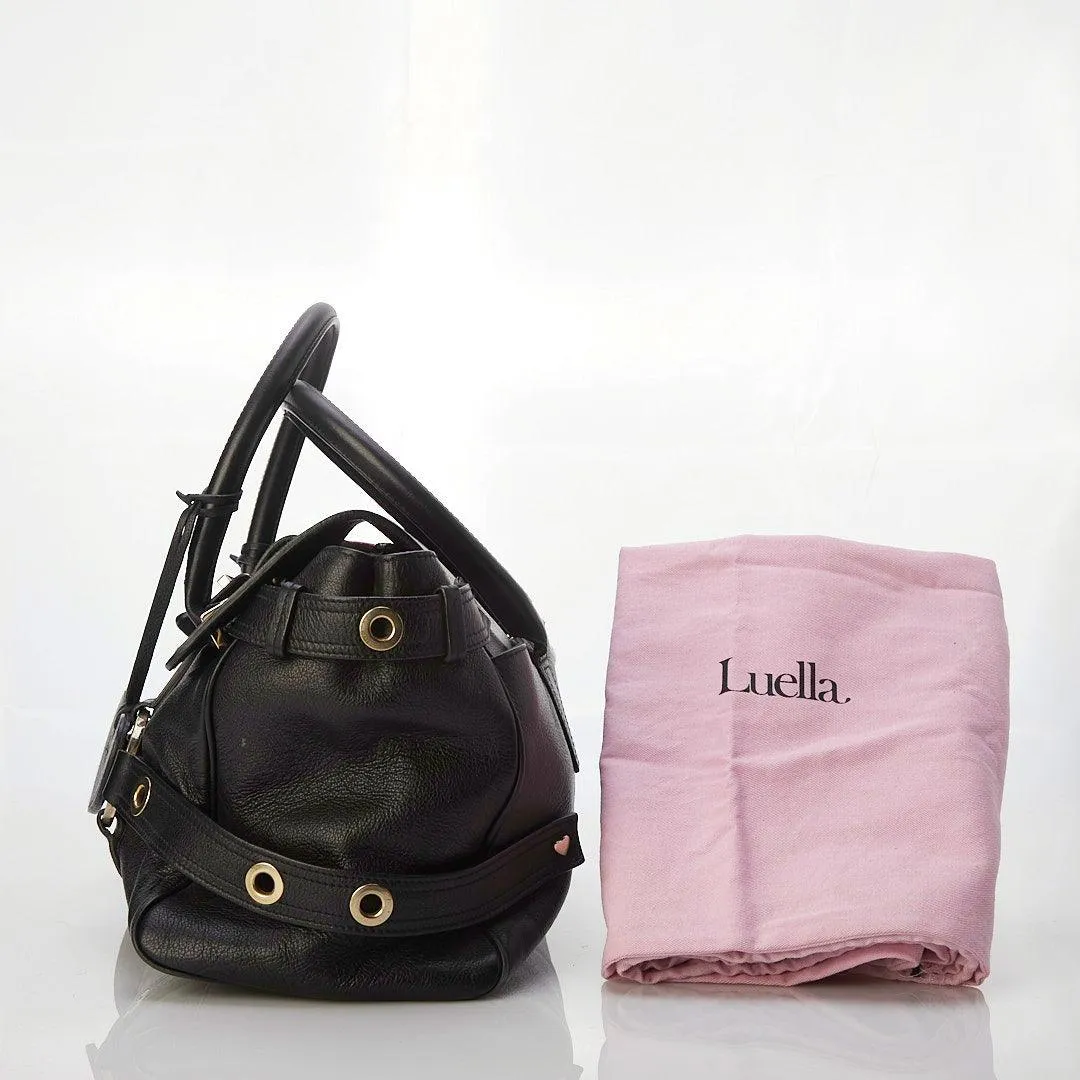 Luella Giselle Leather Black Handbag