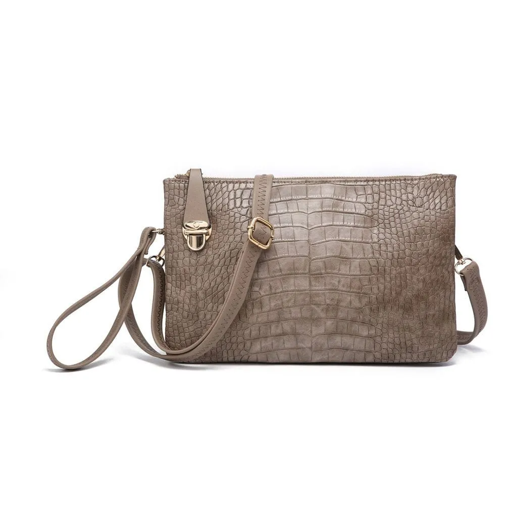 M1613SC Crocodile Crossbody/Clutch