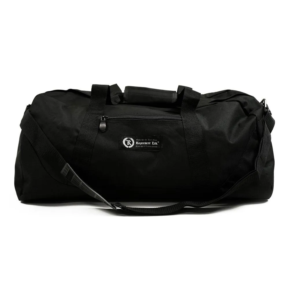 Made X Real PVC Rubber Patch Duffel Bag [BLACK X WHITE]