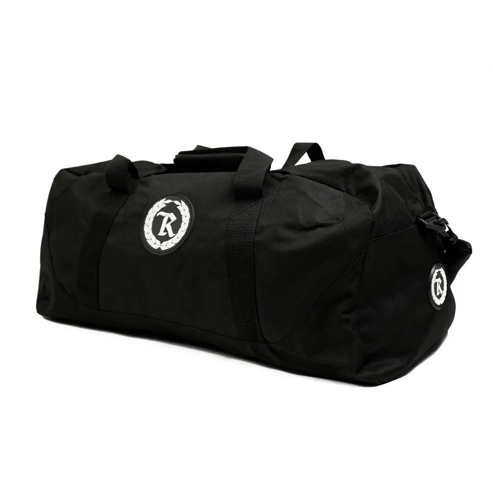 Made X Real PVC Rubber Patch Duffel Bag [BLACK X WHITE]