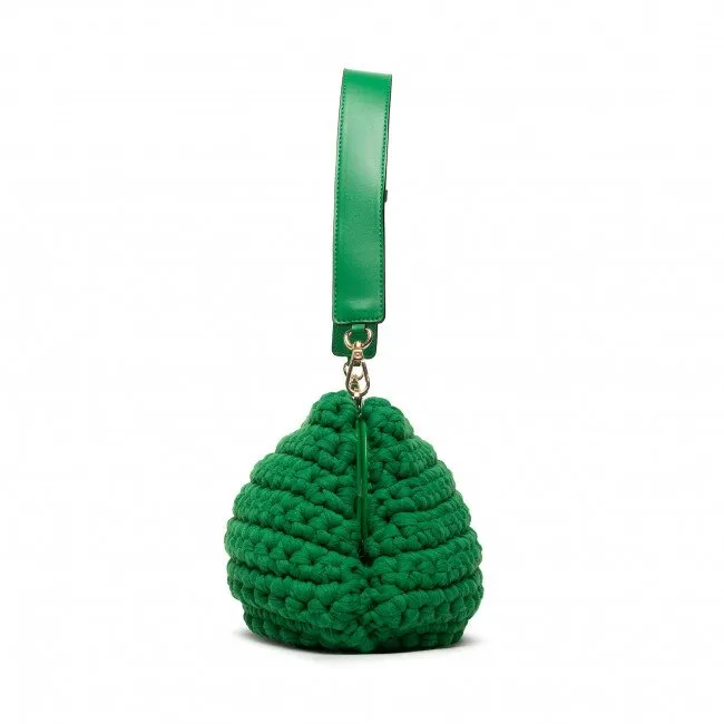 Marella Crochet Green Handbag