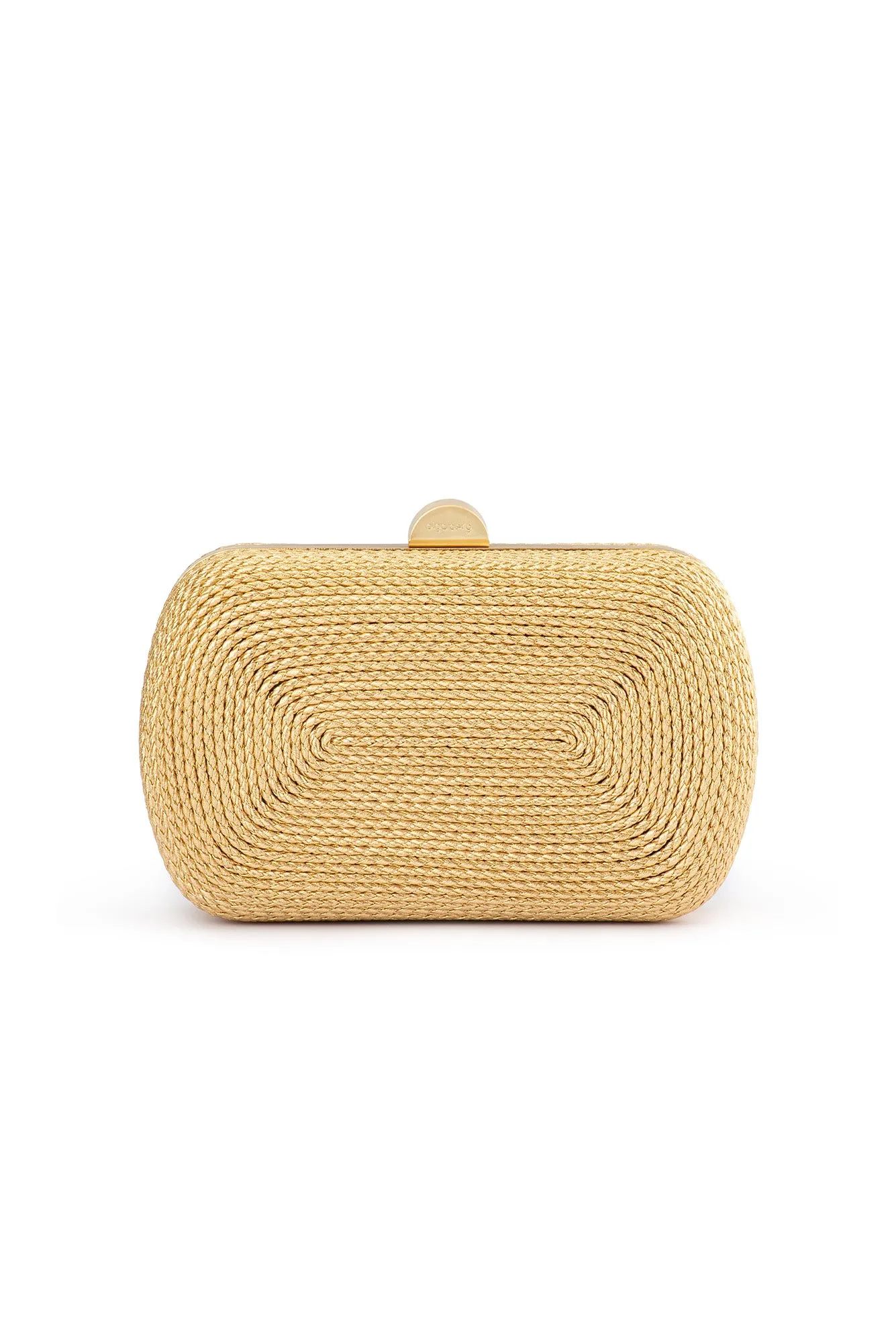 Martina Gold Rope Clutch