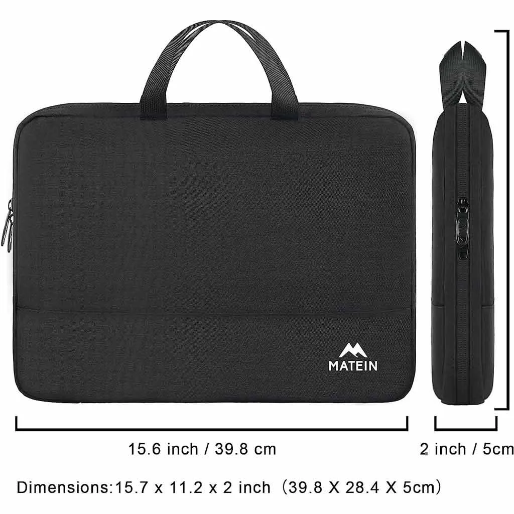 MATEIN Black Laptop Briefcase