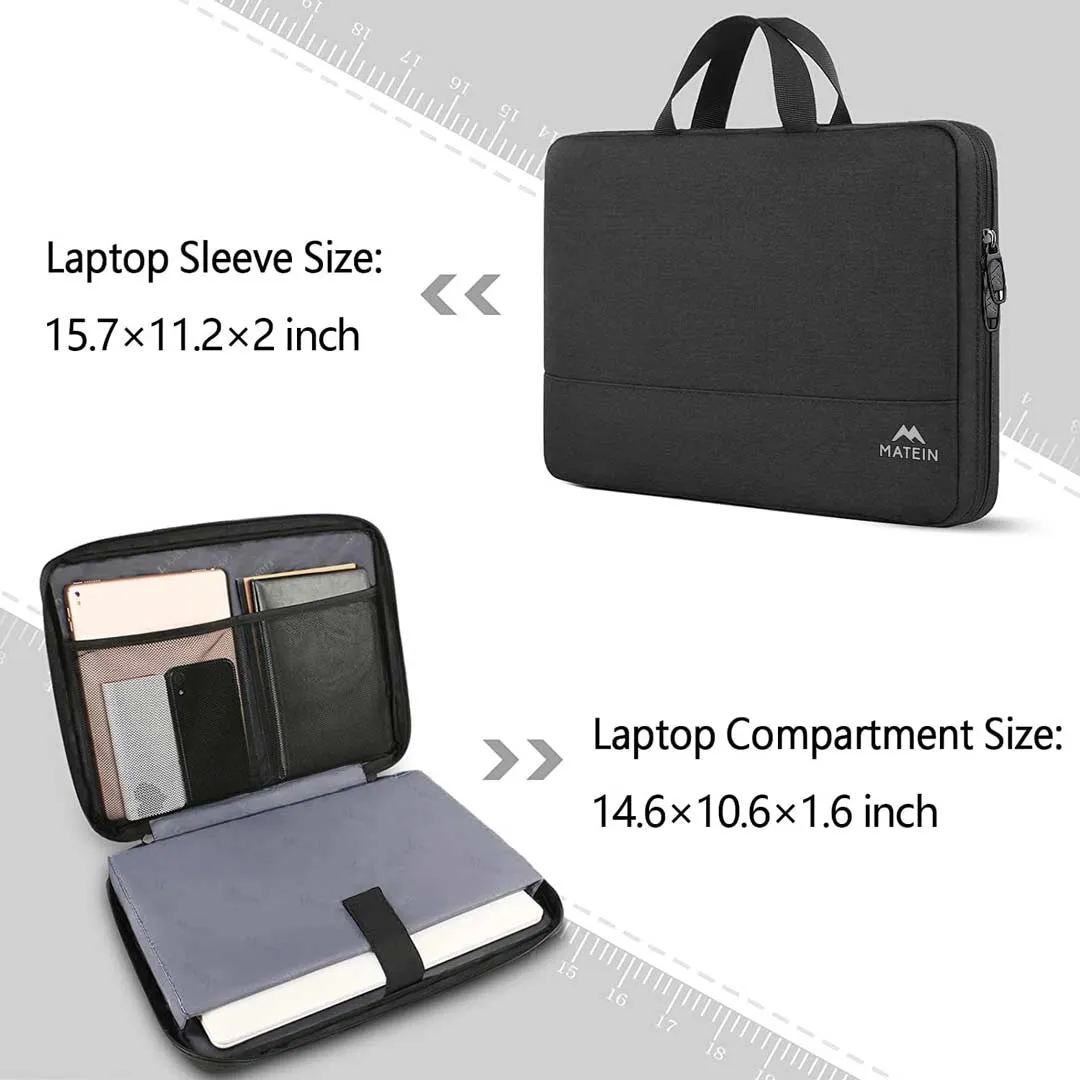 MATEIN Black Laptop Briefcase