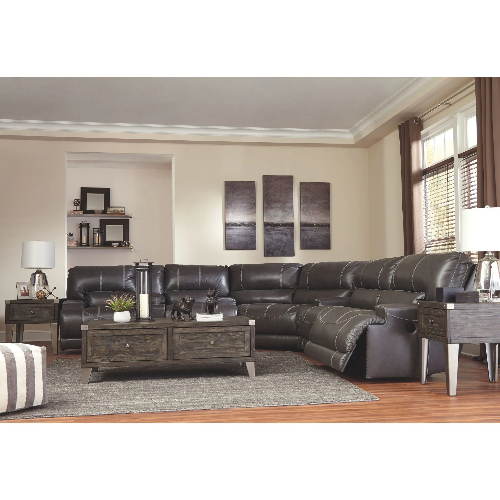 McCaskill 3 Piece Power Reclining Sectional