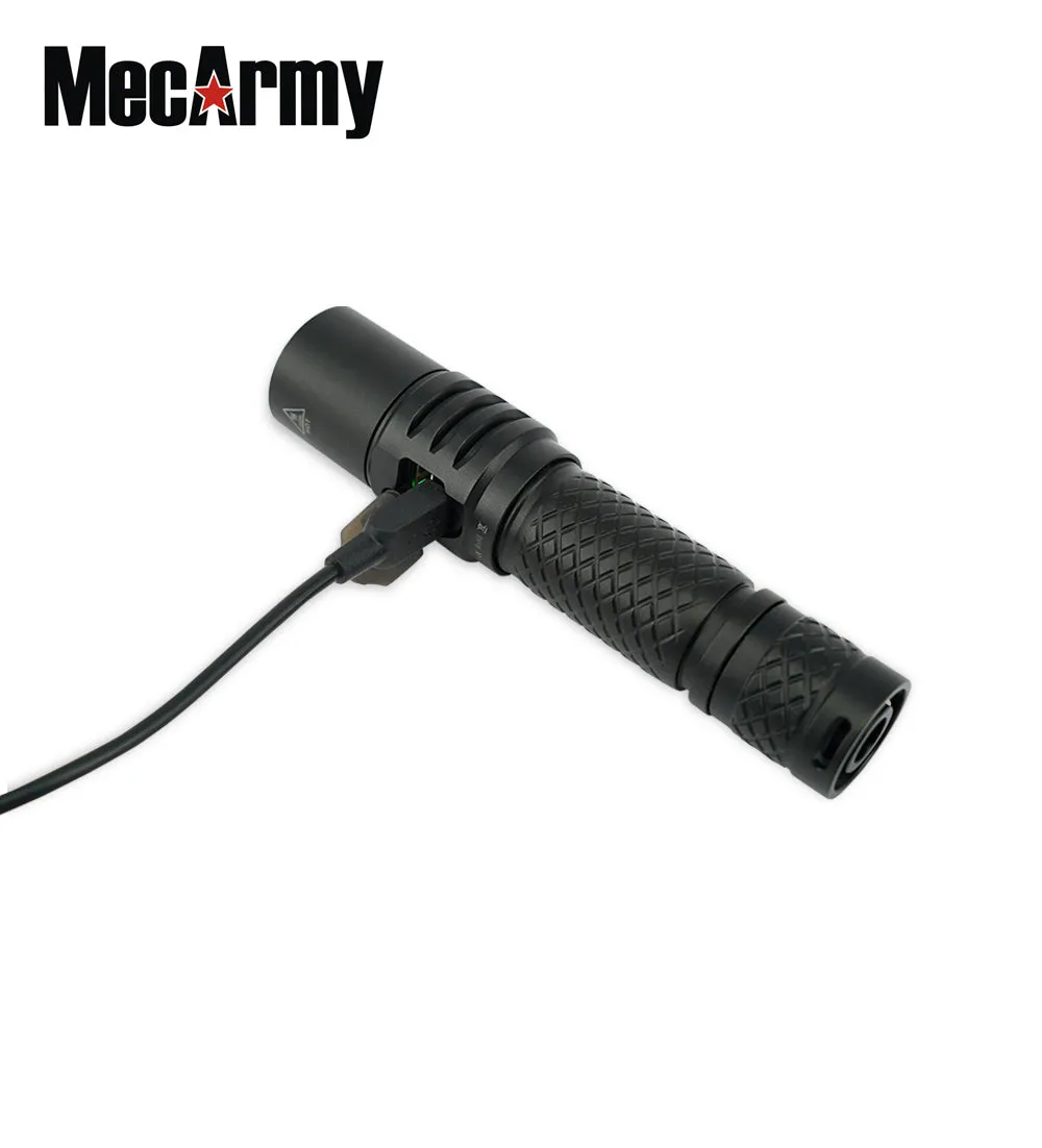 MecArmy MOT10 1000 Lumen CREE XPL-HI V3 LED USB Rechargeable Flashlight and Powerbank