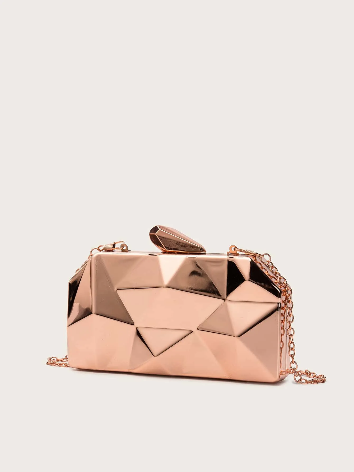 Metallic Box Bag