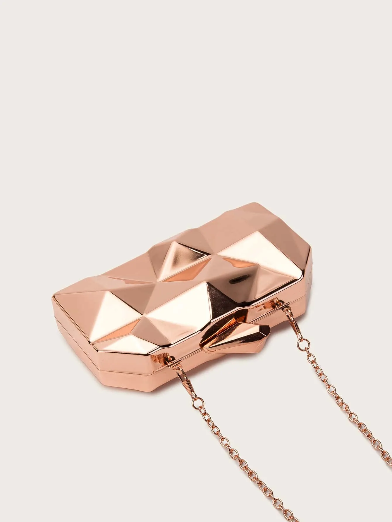 Metallic Box Bag