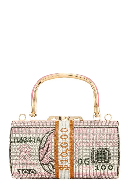 Million Dollar Baby Rhinestone Money Purse