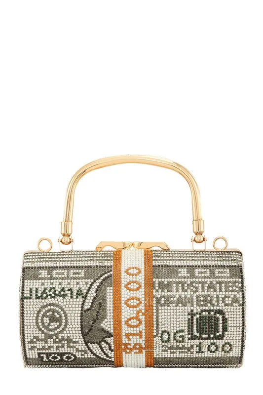 Million Dollar Baby Rhinestone Money Purse