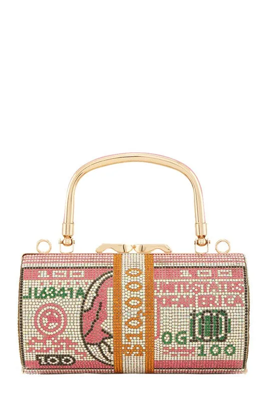 Million Dollar Baby Rhinestone Money Purse